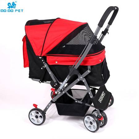 湯河店 寵物推車狗狗外出手推車貓咪推車一鍵折疊快速安裝c