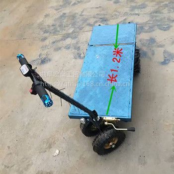 工廠電動瓷磚水泥平板車 進電梯工程車室內裝修手推車